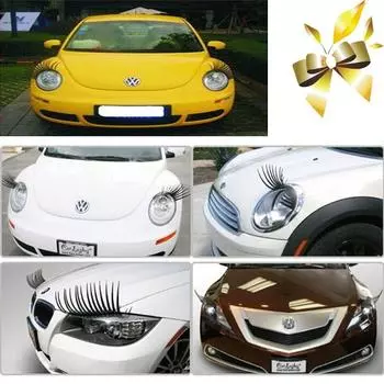 3D наклейки для ресниц, автомобили, крутые аксессуары