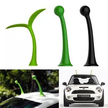 3D-наклейки на ростки фасоли для автомобиля, украшения на крышу, наклейки на крышу для антенны, украшения для экстерьера автомобиля, наклейки на шлемы для мотоциклов