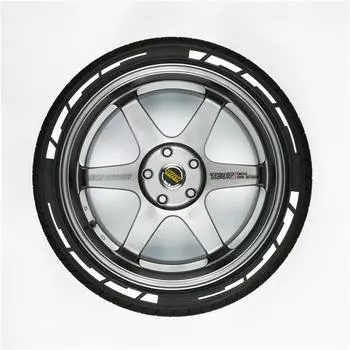 3D наклейки на шины автомобиля, светоотражающие, ночные, 8 групп, набор декоративных наклеек, 4 шины