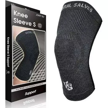 3D наколенник наколенник наколенник темный [VITAL SALVEO] S-SUPPORT CJ-5108/5109 (Л, серый, 1) темно-серого