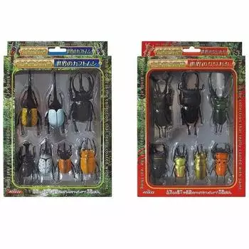 3D Насекомые Картина Жуки со всего мира Жуки-олени со всего мира Книга из 2-х частей Реалистичные фигурки насекомых и мир, набор,