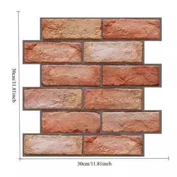 3D настенная панель отслаивающаяся и облицовочная, самоклеящаяся ПВХ водонепроницаемая декорация для художественной стены, офис, гостиная, спальня, кухня 54030*30