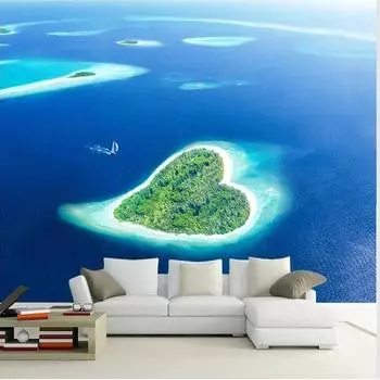 3D настенная роспись Синий океан море обои фон домашний декор обои для стен спальни 200 cm(W) x 140 cm(H)