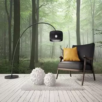 3D настенные обои Современный лесной фон с изображением деревьев Настенная живопись Гостиная Телевизор Диван Кабинет Домашний декор Винтажные обои 200 cm(W) x 140 cm(H)