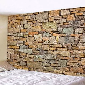 3D настенный эстетический винтажный кирпичный гобелен в стиле бохо, настенный декор для спальни, гостиной, фон, потолок 100X75CM