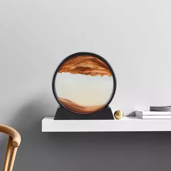 3D Natural Flowing Sand Picture Движущаяся крупа 25 мл чёрный