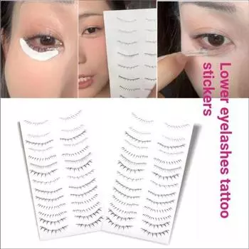 3D нижние ресницы татуировки наклейки многофункциональные искусственные ресницы натуральные переводные ресницы наклейки для женщин 01