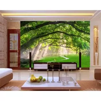 3d обои Натуральное дерево Пейзаж Обои Гостиная Спальня Стена Фреска Обои Для Стен 200 cm(W) x 140 cm(H)