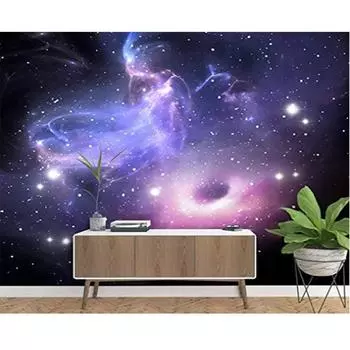 3d Обои Вселенная Звезды Галактика Потолочная Фреска Гостиная Спальня Фон Обои Галактика Фрески 200 cm(W) x 140 cm(H)