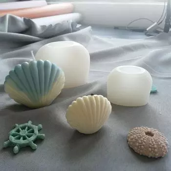 3D Океан для ракушки силиконовая форма для мыла форма для изготовления свечей помадка конфеты торт шоколад украшения DIY инструменты 1
