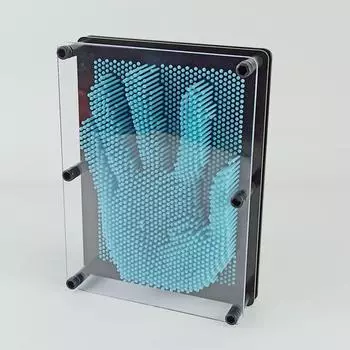 3D-отпечаток руки квадратный пластиковый игольное искусство для детей Small розы красного