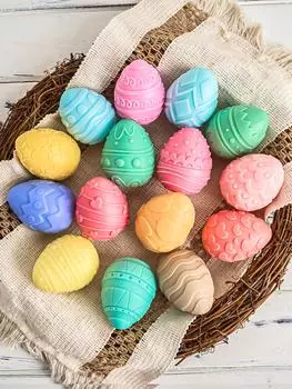 3D пасхальное яйцо силиконовая форма для свечи тиснение яйцо свечи изготовление материалов гипсовые украшения мыло ручной работы домашний декор подарки