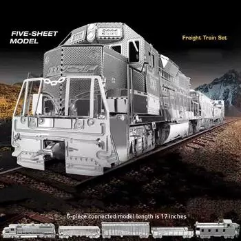 3D-пазл Diy Train Трехмерный набор моделей Комбинированная головоломка для взрослых Трехмерная головоломка 1 set