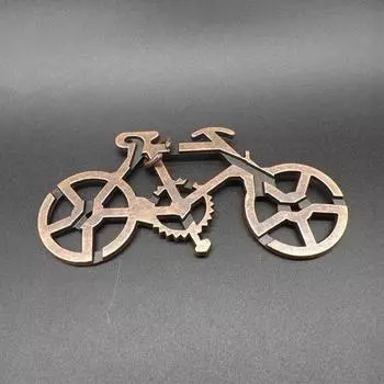 3D пазл металлический литой велосипед с кольцом новинка 1 pcs
