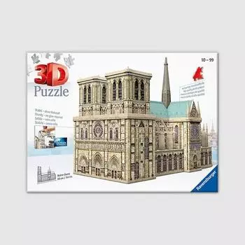 3D пазл Собор Парижской Богоматери 349 деталей пазл