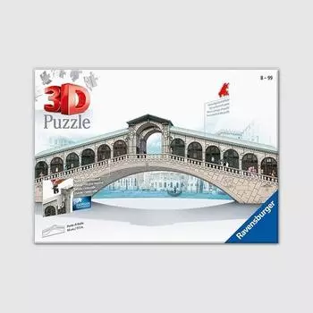 3D Пазл Венецианский мост Риальто Пазл из 246 деталей