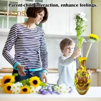 3D пазл ваза DIY ручной работы Цветочный замок Морская волна Лодка Принт Цветочные растения Держатель Контейнер Детская развивающая головоломка Строительная игрушка A