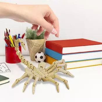 3D-печать цельная шарнирная подвижная игрушка-яйцо пришельца, обнимающая лицо, настольное украшение, креативные украшения, игрушки для взрослых One Size бежевый