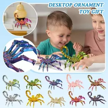 3D-печать цельная шарнирная подвижная игрушка-яйцо пришельца, обнимающая лицо, настольное украшение, креативные украшения, игрушки для взрослых One Size бежевый