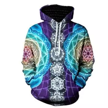 3D-печать Черно-белая Vertigo Hypnotic Hoodie Мужская красочная толстовка с рисунком Унисекс Смешные топы с длинным рукавом Пуловеры с капюшоном S