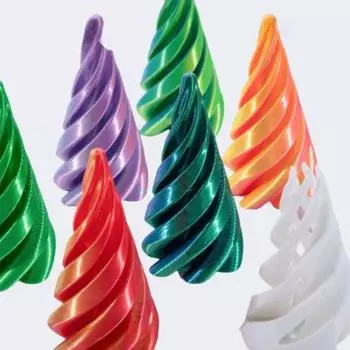 3D-печать Декомпрессионное вращение Музыкальное ремесло Спиральная стереоскопическая структура Орнамент для кончиков пальцев Двойной цвет Вихрь Ремесло