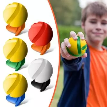 3D-печать Декомпрессионные игрушки Спиральные трехмерные шарики Игрушки «Тяни-Толкай» One Size синий