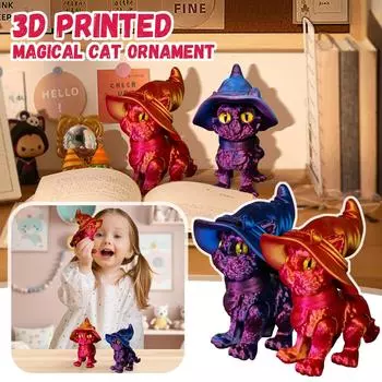 3D-печать декоративных аксессуаров и игрушек для кошек в шляпах One Size синий