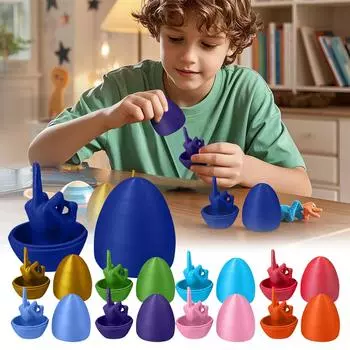 3D-печать Дружественный Жест Яйцо Декомпрессионный Инструмент Забавная Игрушка Взрослый Подарок Забавный One Size циан