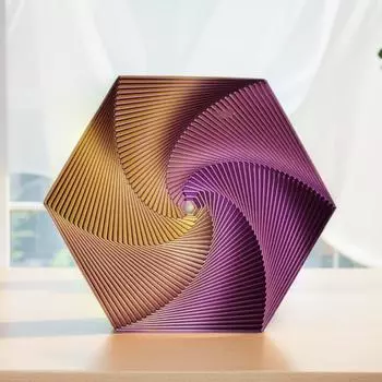 3D-печать Фрактальный Непоседа Шестиугольник Игрушки для снятия стресса Непоседа Игрушка Сенсорная Игрушка для спокойствия и концентрации Подарок для взрослых и детей