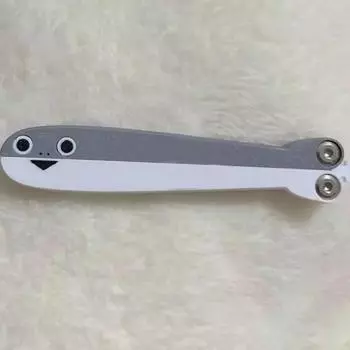 3D-печать Гравитационный нож Прыгающий маленький черепаший нож Мини-модель Подвеска Толкающая карта Декомпрессионная игрушка Мини-нож-бабочка