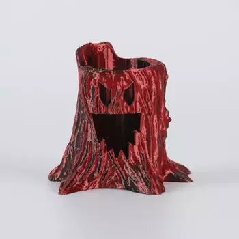 3D-печать Хэллоуин ужас пень дерева 3D-печать пень дерева игрушка атмосферное украшение для взрослых и детей, пень дерева игрушка орнамент One Size