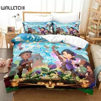 3D-печать игровые простыни комплект постельного белья Fae Farm комплект односпальных двуспальных кроватей размера Queen King Size комплекты для взрослых и детей спальня пододеяльники комплекты 70x133cm 2pcs