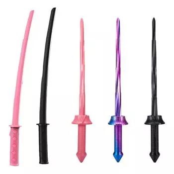 3D-печать Игрушки-ножи Ролевые игрушки Игрушки-воины-вязаные игрушки Безопасные для использования Декомпрессионные игрушки Реалистичный внешний вид для мальчиков и девочек Colorful katana black