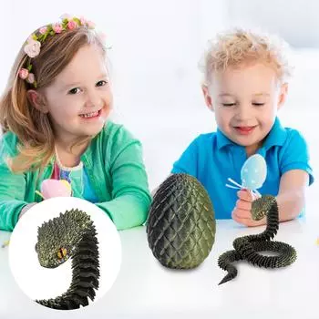 3D-печать Модель подвижного соединения Игрушка ручной работы Украшения Креативные декоративные поделки One Size чёрный