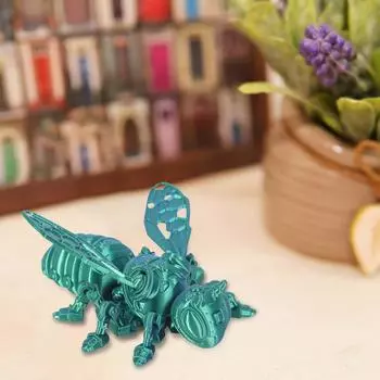 3D-печать Модель подвижного соединения Игрушка ручной работы Украшения Креативные декоративные поделки One Size армия зеленый