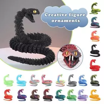 3D-печать Модель подвижного соединения Игрушка ручной работы Украшения Креативные декоративные поделки 30CM