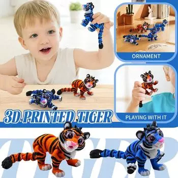 3D-печать моделей игрушек животных и игрушечных украшений One Size синий