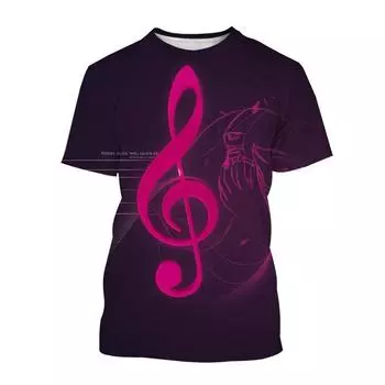 3D-печать Новая модная футболка с рисунком Модная индивидуальная мужская/женская повседневная футболка Harajuku с круглым вырезом и короткими рукавами S