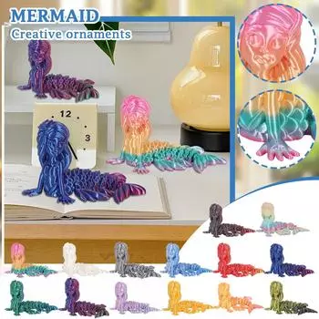 3D-печать Подвижные суставы Модель животного Ручная игрушка Украшения Креативные декоративные поделки One Size