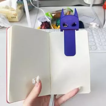 3D-печать полая закладка индивидуальный стиль водонепроницаемый мультяшная форма легкий подарок однокласснику 1pc чёрный