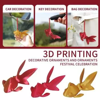 3D-печать приносит богатство каждый год, украшения для рабочего стола, праздничные игрушки One Size