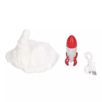 3D-печать Ракета Лампа Инновационный прикроватный светильник USB зарядка светодиодный ночник для помещений