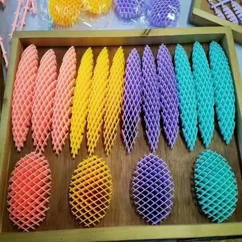 3D-печать Редиска Декомпрессия Детская эластичная сетка Технология Ощущение Декомпрессии и Исцеления Игрушка Украшения Подпрыгивает По Желанию