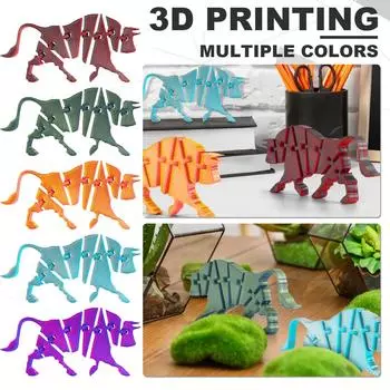 3D-печать скота 3D-печать шарнирная игрушка-червяк для взрослых и детей Таинственная игрушка-скот One Size