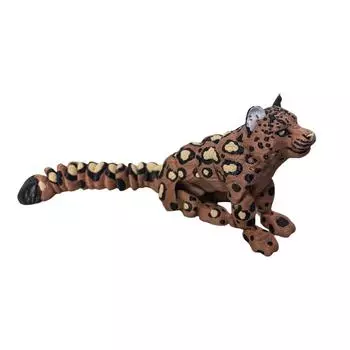 3D печать снежного барса модель имитация дикого животного орнамент большая фигурка модель животное One Size коричневый