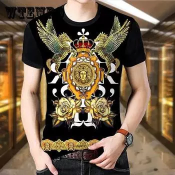 3D-печать свитер молодежные рубашки повседневные и удобные футболки модные индивидуальные футболки с коротким рукавом трендовая одежда XXXL