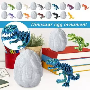 3D-печать трансграничного набора яиц Hot Dragon T-rexS One Size серебряный