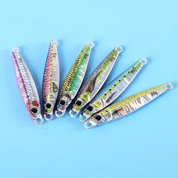 3D-печать вольфрамовая приманка рыболовная джиг-приманка 10G 20G 30G 40G 60G 80G 100G120G джиг-приманка Peche Spoon Cast-Jig вольфрам для рыболовных приманок