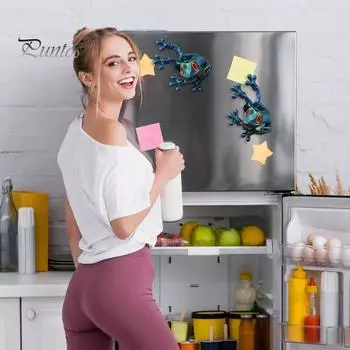 3D-печатная фигурка лягушки с магнитными подвижными суставами, фигурка лягушки, шарнирная модель животного, игрушка для домашнего офиса, книжной полки, украшения рабочего стола, орнамент золотой/фиолетовый