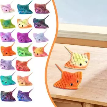 3D-печатная фигурка ската с подвижными шарнирными соединениями, украшение для аквариума One Size